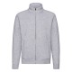 FELPA GIACCA UOMO FR622280 COTONE FELPATA ZIP LUNGA REGLAN