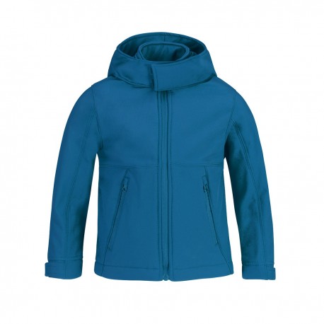 Giacca B&C BCJK969 Bambino Hood Softshell/kids 94%P 6%E