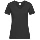 T-SHIRT DONNA STEDMAN ST2700 SCOLLO A V MANICA CORTA COTONE