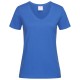 T-SHIRT DONNA STEDMAN ST2700 SCOLLO A V MANICA CORTA COTONE