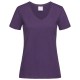 T-SHIRT DONNA STEDMAN ST2700 SCOLLO A V MANICA CORTA COTONE