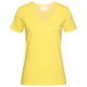 T-SHIRT DONNA STEDMAN ST2700 SCOLLO A V MANICA CORTA COTONE