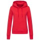 FELPA STEDMAN DONNA CON CAPPUCCIO E TASCA A MARSUPIO ST5700 FELPATA INTERNAMENTE