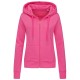 FELPA STEDMAN DONNA CON CAPPUCCIO E ZIP E TASCA A MARSUPIO ST5710 FELPATA INTERNAMENTE 