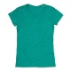 T-SHIRT STEDMAN ST9510 SHARON COTONE FIAMMATO SLUB SCOLLO A V DONNA MANICA CORTA MODA