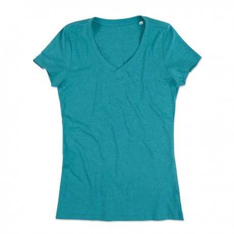 T-SHIRT STEDMAN ST9910 LISA SCOLLA A V DONNA MANICA CORTA MODA
