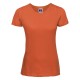 T-SHIRT RUSSELL LADY MANICA CORTA ADERENTE GIROCOLLO DONNA 100%COTONE 145GR JE155F