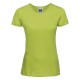 T-SHIRT RUSSELL LADY MANICA CORTA ADERENTE GIROCOLLO DONNA 100%COTONE 145GR JE155F
