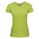 T-SHIRT RUSSELL LADY MANICA CORTA ADERENTE GIROCOLLO DONNA 100%COTONE 145GR JE155F