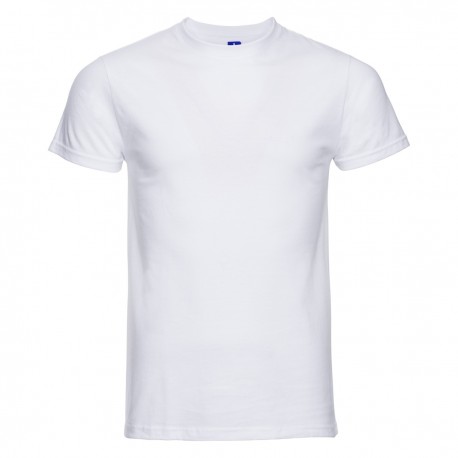 T-SHIRT UOMO ADERENTE MANICA CORTA GIROCOLLO COTONE JE155M RUSSELL