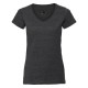 T-SHIRT RUSSELL LADY MANICA CORTA HD T DONNA MISTO COTONE JE166F SCOLLO A V