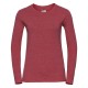 T-SHIRT RUSSELL LADY HD T DONNA MISTO COTONE JE167F MANICHE LUNGHE