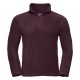 POLO MICROPILE UOMO RUSSELL MEZZA ZIP JE8740M 100%POL. ANTIP