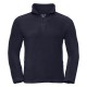 POLO MICROPILE UOMO RUSSELL MEZZA ZIP JE8740M 100%POL. ANTIP