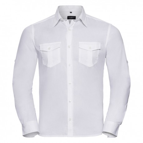 CAMICIA RUSSELL UOMO MANICA LUNGA CON RISVOLTO COT.WIL JE918M