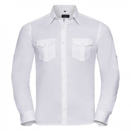 CAMICIA RUSSELL UOMO MANICA LUNGA CON RISVOLTO COT.WIL JE918M