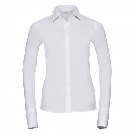 Camicia JE960F RUSSELL Donna elasticizzata STRETCH ML 75%C 25%L