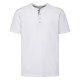 T-shirt uomo JE168M RUSSELL cuciture decorative e abbottonatura interna 155g/m