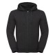 Felpa uomo JE263M RUSSELL con zip e cappuccio e tasca marsupio 280g/m2