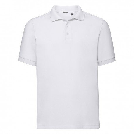 Polo uomo JE567M RUSSELL EUROPE nido d'ape polsini a coste 205g/m2