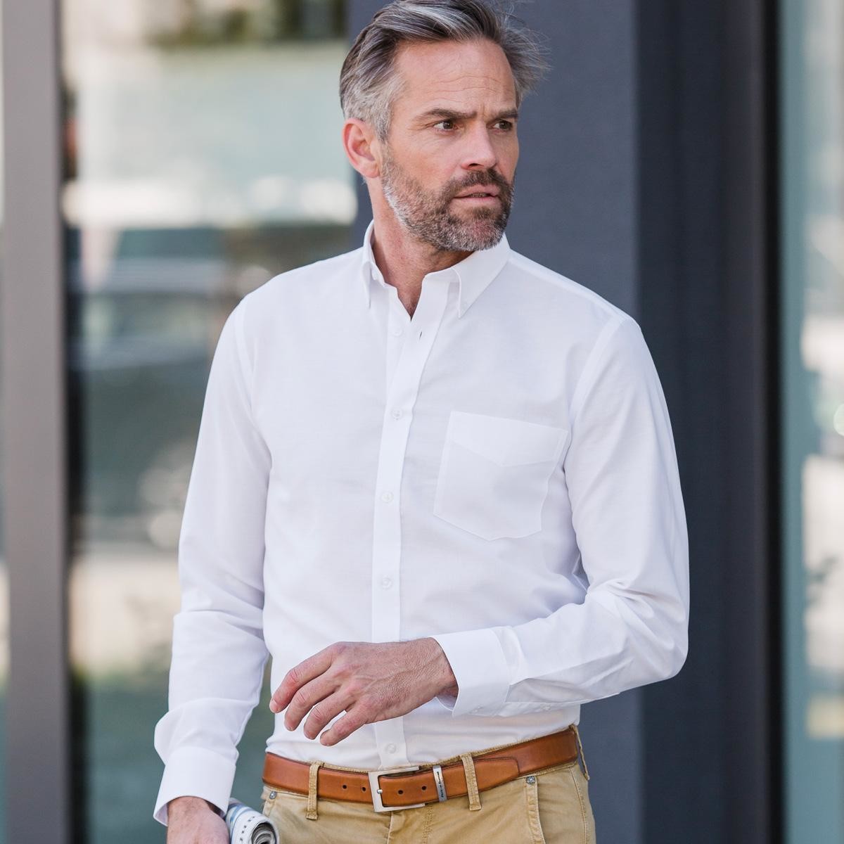 Camicia colletto arrotondato clearance