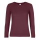 T-shirt BCTW08T B&C donna manica lunga tessuto resistente 185g/m2
