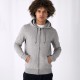 Felpa B&C BCWU03K Uomo KING ZIPPED HOOD 80%C 20%P Manica lunga,Setin