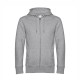 Felpa B&C BCWU03K Uomo KING ZIPPED HOOD 80%C 20%P Manica lunga,Setin