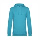 Felpa B&C BCWU03W Donna HOODIE 80%C 20%P Manica lunga,Setin