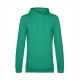 Felpa B&C BCWU03W Donna HOODIE 80%C 20%P Manica lunga,Setin