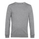 Felpa B&C BCWU31B Uomo ORGANIC CREW NECK 80%C 20%P Manica lunga,Setin