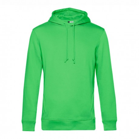 Felpa B&C BCWU33B Uomo ORGANIC HOODED 80%C 20%P Manica lunga,Setin