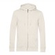 Felpa B&C BCWU35B Uomo ORG ZIPPED HOOD 80%C 20%P Manica lunga,Setin