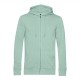 Felpa B&C BCWU35B Uomo ORG ZIPPED HOOD 80%C 20%P Manica lunga,Setin