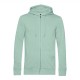 Felpa B&C BCWU35B Uomo ORG ZIPPED HOOD 80%C 20%P Manica lunga,Setin