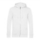 Felpa B&C BCWU35B Uomo ORG ZIPPED HOOD 80%C 20%P Manica lunga,Setin