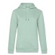 Felpa B&C BCWW02Q Donna QUEEN HOODED 80%C 20%P Manica lunga,Setin