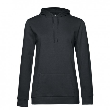 Felpa B&C BCWW04W Donna HOODIE W 80%C 20%P Manica lunga,Setin