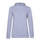 Felpa B&C BCWW04W Donna HOODIE W 80%C 20%P Manica lunga,Setin