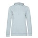 Felpa B&C BCWW04W Donna HOODIE W 80%C 20%P Manica lunga,Setin