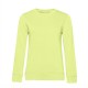 Felpa B&C BCWW32B Donna ORG CREW NECK W 80%C 20%P Manica lunga,Setin