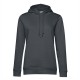 Felpa B&C BCWW34B Donna ORGANIC HOODED W 80%C 20%P Manica lunga,Setin