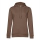 Felpa B&C BCWW34B Donna ORGANIC HOODED W 80%C 20%P Manica lunga,Setin