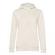 Felpa B&C BCWW34B Donna ORGANIC HOODED W 80%C 20%P Manica lunga,Setin