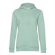 Felpa B&C BCWW34B Donna ORGANIC HOODED W 80%C 20%P Manica lunga,Setin