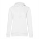 Felpa B&C BCWW34B Donna ORGANIC HOODED W 80%C 20%P Manica lunga,Setin