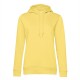 Felpa B&C BCWW34B Donna ORGANIC HOODED W 80%C 20%P Manica lunga,Setin