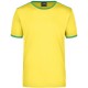 T-Shirt JAMES & NICHOLSON JN017 Uomo MEN FLAG-T 100%C J&N Manica corta,Setin