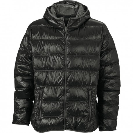 Giacca JAMES & NICHOLSON JN1060 Uomo MEN DOWN JACKET 100%P J&N Manica lunga