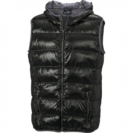 Giacca JAMES & NICHOLSON JN1062 Uomo MEN DOWN VEST 100%P J&N Senza maniche